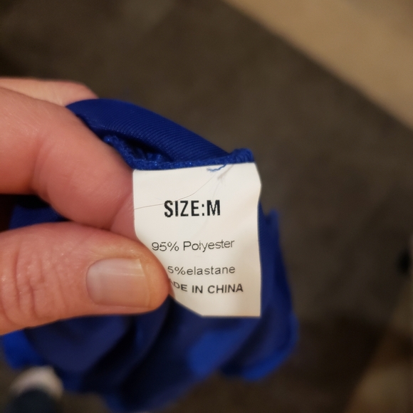 Blue Sequined Dress - Picture 7 of 7